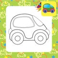 Vector toy car Royalty Free Stock Photo