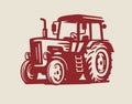 Vector Tractor symbol