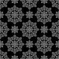 Vector Traditional Asian Damask Wallpaper Pattern
