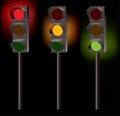 vector traffic lights