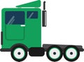 Vector trailer on a white background Royalty Free Stock Photo