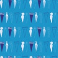 Vector blue First day of school with German school cones background pattern