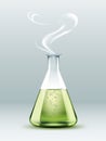 Steaming laboratory flask
