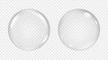 Vector transparent soap bubble Royalty Free Stock Photo