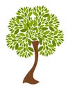 Vector tree illustration