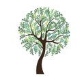 Vector tree illustration