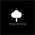 Vector tree logo design