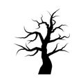 Vector of tree silhouette