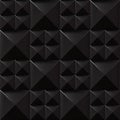 Trendy Seamless Rivet Pattern, Black Royalty Free Stock Photo