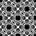 Vector triangels black and white ornaments illustration Royalty Free Stock Photo