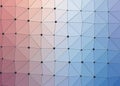 Abstract Low Polygon gradient Generative Art background illustration Royalty Free Stock Photo