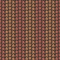 Vector tribal arrow style grunge seamless pattern background. Painterly chevrons in vertical brown and terracotta