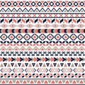 Vector tribal aztec seamless pattern