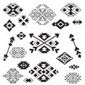 Vector Tribal Design Elements Royalty Free Stock Photo