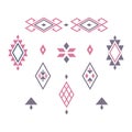 Vector Tribal elements, ethnic collection.