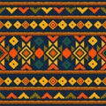 Vector Tribal ethnic seamless pattern. Ideal for printing onto fabric, paper, web design. National background