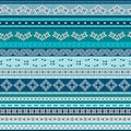 Vector Tribal Mexican ethnic seamless texture, pattern with stripes, geometrical triangles. Vintage boho art print Royalty Free Stock Photo