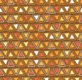 Vector tribal triangle seamless pattern.