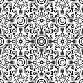 Vector tribal wheels seamless