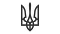 Vector trident. Ukraine trident. Emblem of Ukraine