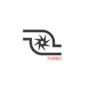 Vector turbocharger icon