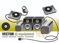 Vector turntable & loudspeaker & microphone