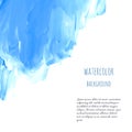 Vector turquoise blue watercolor texture