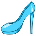 Vector Turquoise Women Highheels Shoes