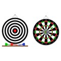 Vector two sides of darts game