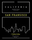 Vector typograhy san fransisco