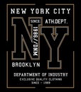 Vector typograhy ny Royalty Free Stock Photo