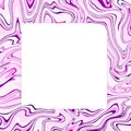 Vector ultra violet marble abstract background. Liquid marble pattern. Trendy template for design, wedding, invitation