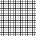 Vector Uniform Grid checkered seamless pattern. Royalty Free Stock Photo