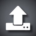 Vector upload icon