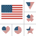 Vector US Flag icon