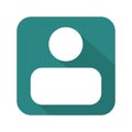 Vector User Icon With Shadow Royalty Free Stock Photo