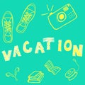 Vector vacation card