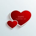 Vector valentines day background. Eps10 Royalty Free Stock Photo