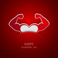 Vector valentines day background. Eps10 Royalty Free Stock Photo