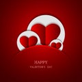 Vector valentines day background. Eps10 Royalty Free Stock Photo