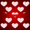 Vector valentines day background. Eps10 Royalty Free Stock Photo