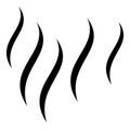 Vector Vapour Flat Icon Illustration Royalty Free Stock Photo