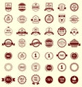 Vector Variety Designs Retro Vintage Badges vector design illustration