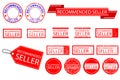 Various Style of Recommended Seller Sign