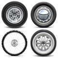 Vector Vehicle Wheels