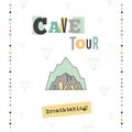 Cave tour banner