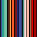 Vector vertical colorful stripes pattern. Simple seamless background texture Royalty Free Stock Photo