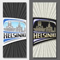 Vector vertical layouts for Helsinki