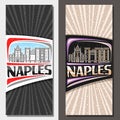 Vector vertical layouts for Naples