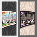 Vector vertical templates for Lisbon